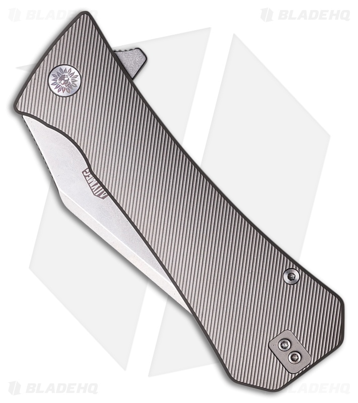 Auxiliary Manufacturing Coffin Tanto XL Frame Lock Knife Titanium (4" SW)