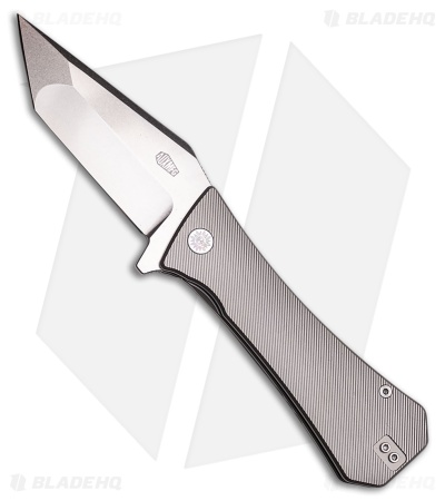 Auxiliary Manufacturing Coffin Tanto XL Frame Lock Knife Titanium (4" SW)