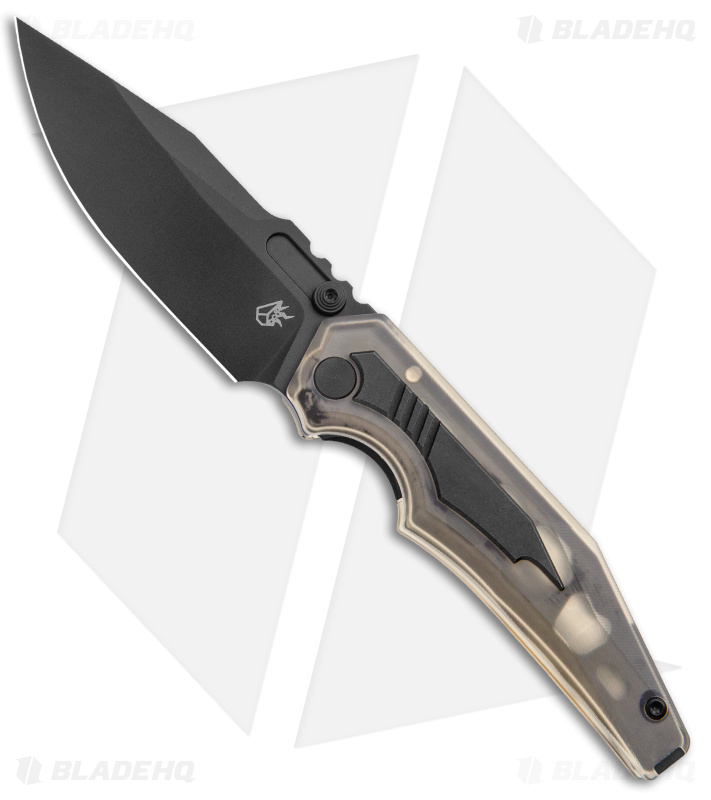 Arcane Design Preytheon Exclusive Liner Lock Knife Black DLC & Ultem (3.6"DLC)
