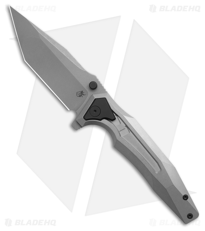 Arcane Design The Creature Frame Lock Knife Blk/SW Ti  (3.75" SW)