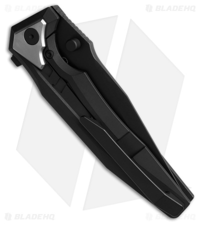 Arcane Design The Creature Frame Lock Knife Blk/Silver Ti  (3.75" Black 20CV)