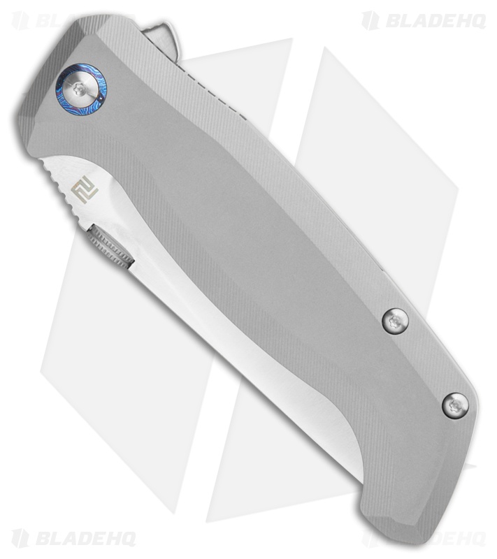 Artisan Cutlery Kami Frame Lock Knife Titanium (3.8" Sand Polish)