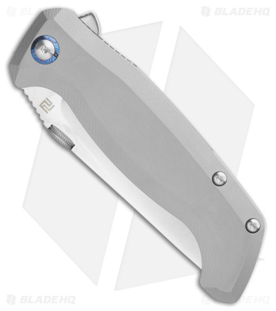 Artisan Cutlery Kami Frame Lock Knife Titanium (3.8" Sand Polish)