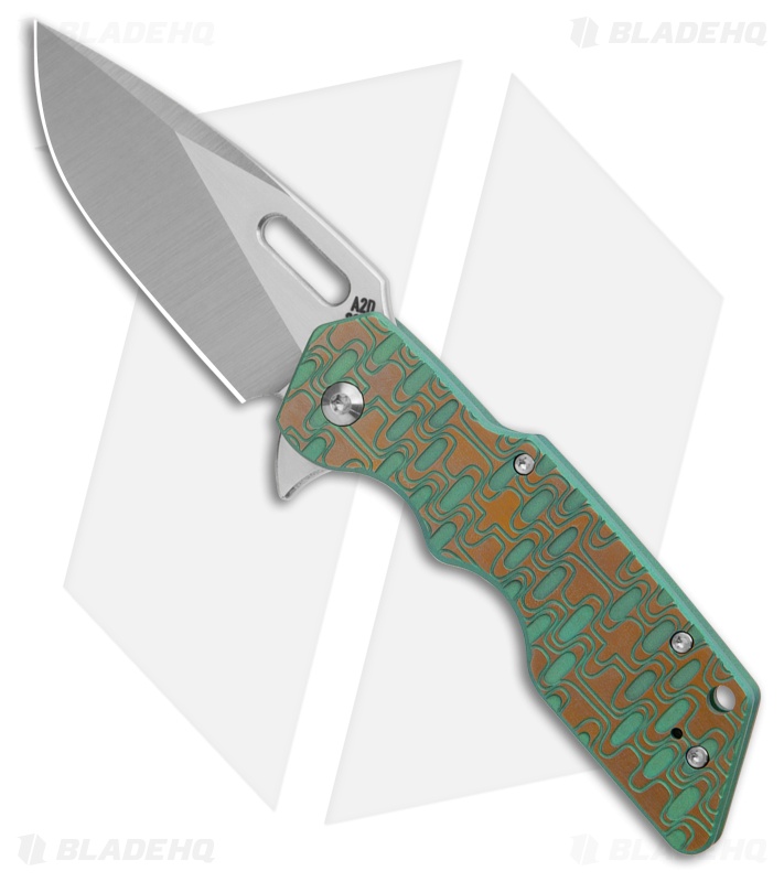 Attn2Detail Mercantile MK 1 Med Frame Lock Knife "No Pimento" Ti (3.1" Satin)