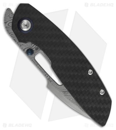 Tenable Link Liner Lock Knife Twill Carbon Fiber & G-10 (3" Damascus)