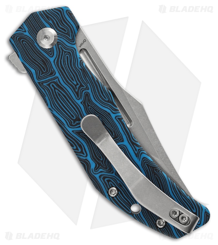 Tenable Orion Liner Lock Knife Blue Topo G-Mascus (3.1" Stonewash)*DISC*
