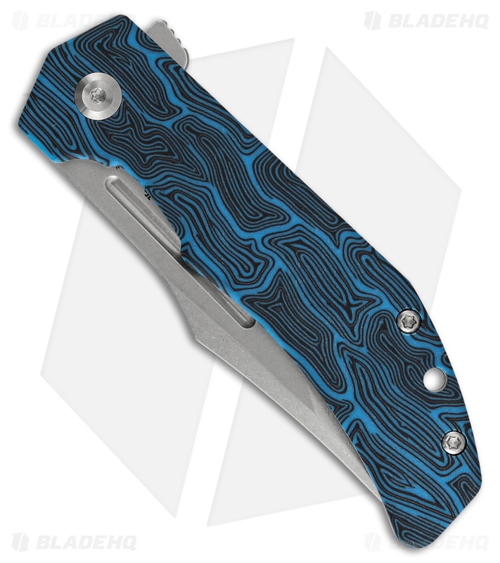 Tenable Orion Liner Lock Knife Blue Topo G-Mascus (3.1" Stonewash)*DISC*