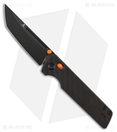 Tenable Knives Anomaly Tanto Crossbar Knife Carbon Fiber (3.1" Black)