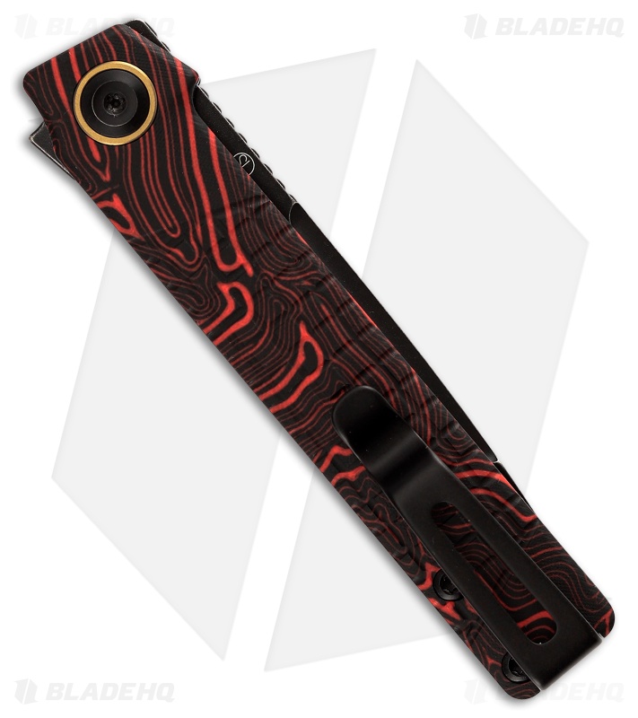 Kansept Kitpu Frame Lock Knife | Black/Red G-Mascus