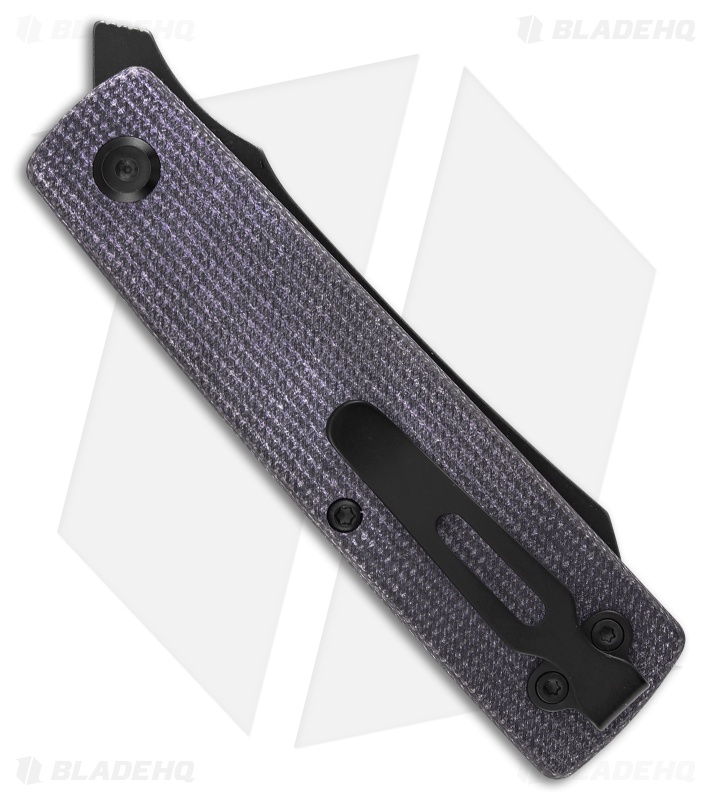 Tenable Higonokami Liner Lock Knife Purple Micarta (3" Black SW)