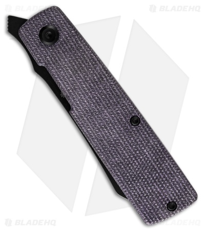 Tenable Higonokami Liner Lock Knife Purple Micarta (3" Black SW)