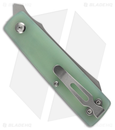 Tenable Higonokami Liner Lock Knife Jade G-10 (3" Stonewash)