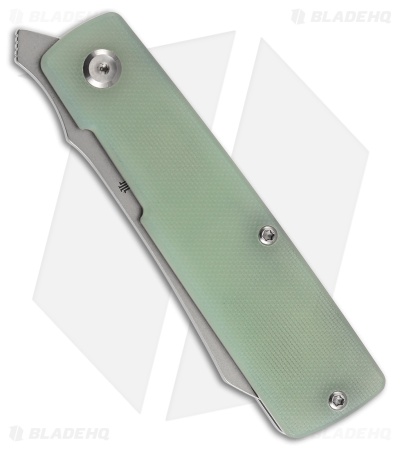 Tenable Higonokami Liner Lock Knife Jade G-10 (3" Stonewash)