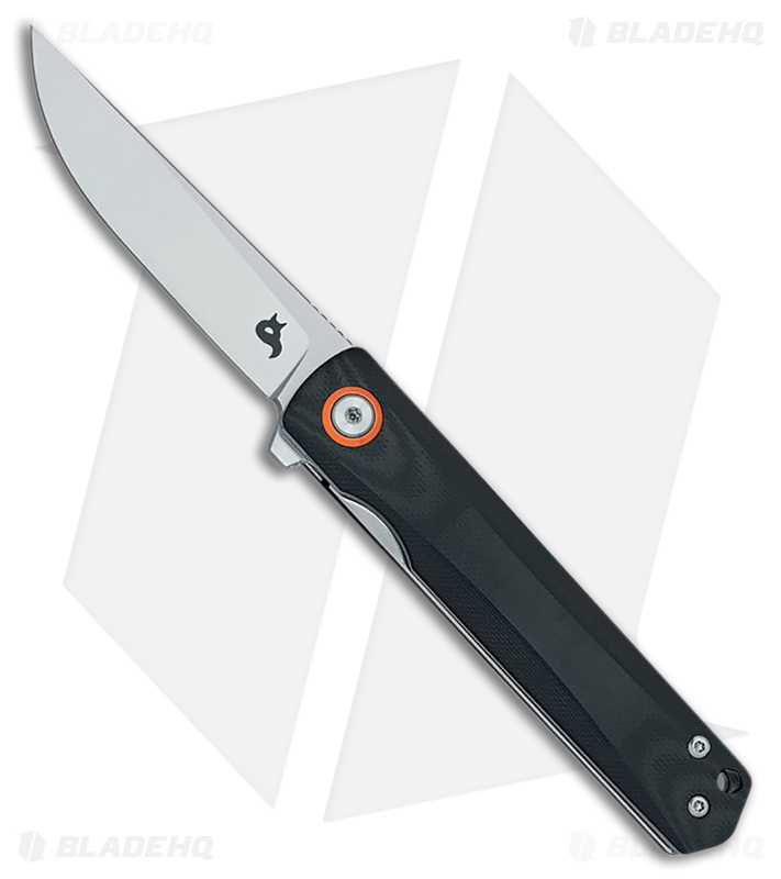 BlackFox Spear Liner Lock Knife Black G-10 (2.75" Satin D2)