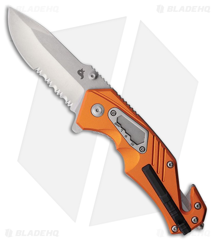 BlackFox Demand Orange Al Drop Point SW D2 Serr