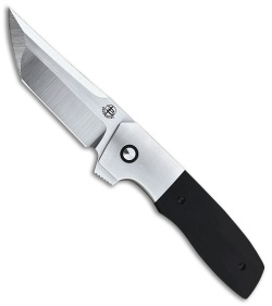 Begg Knives Seishin Frame Lock Knife Black G-10 (3.5" Satin)