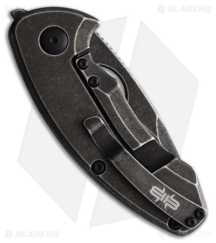Brous Blades Silent Soldier Flipper V2 Frame Lock Knife AW Ti (2.9" AW)