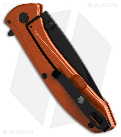 Bear & Son 4" Liner Lock Flipper Knife Copper Stainless Steel (2.8" Black)112ACR