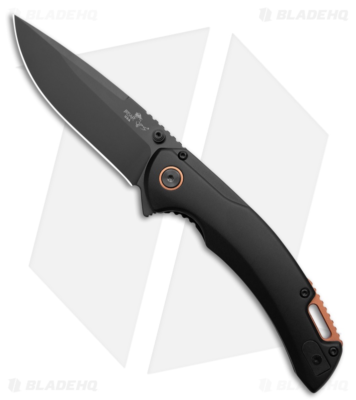 Bear & Son Loadout Liner Lock Black & Copper Aluminun (3.75" Black)