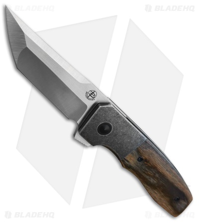Begg Knives Seishin Frame Lock Knife Birch (3.5" Satin VG10)