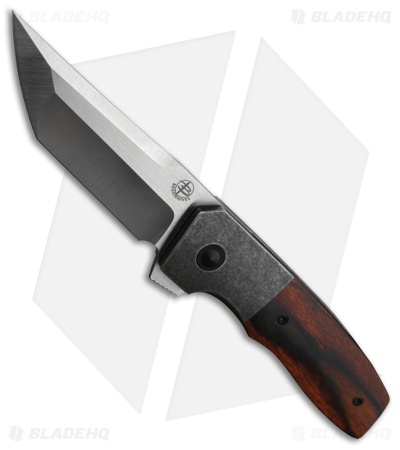 Begg Knives Seishin Frame Lock Knife Pakkawood (3.5" Satin VG10)