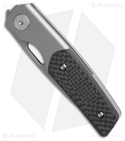BergBlades Mini Sweeney Frame Lock Knife Carbon Fiber/BB Ti (2.9" SW)