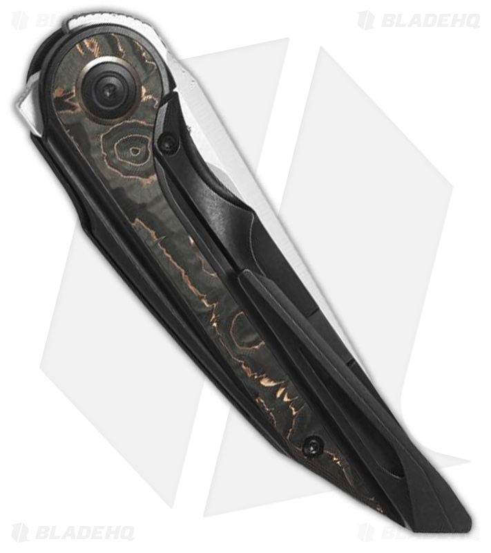 美品✨upper heights THE BEGINNERS 現行 キャメル 0 Bestech Knives Blind Furry Ti/Copper CF (SW/Satin) - Blade HQ