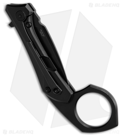 Bestech Knives Duci Frame Lock Knife Black PVD SW Ti (2" Black PVD SW 20CV)