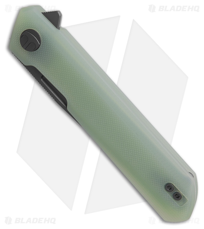 Bestech Knives Dundee Liner Lock MagnaCut Knife Jade G-10 (3.5" Gray PVD)
