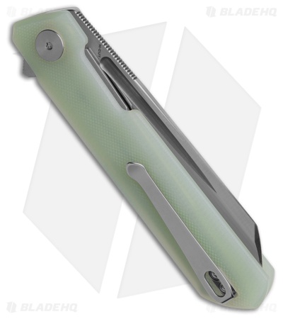Bestech Knives Dundee Liner Lock MagnaCut Knife Jade G-10 (3.5" Stonewash)