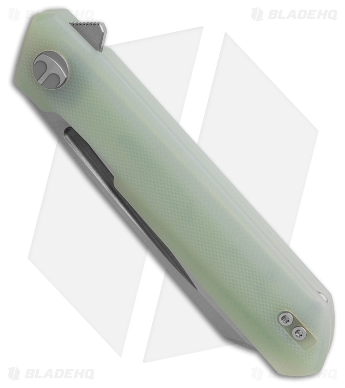 Bestech Knives Dundee Liner Lock MagnaCut Knife Jade G-10 (3.5" Stonewash)