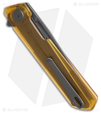 Bestech Knives Dundee Liner Lock MagnaCut Knife Ultem (3.5" Gray PVD)