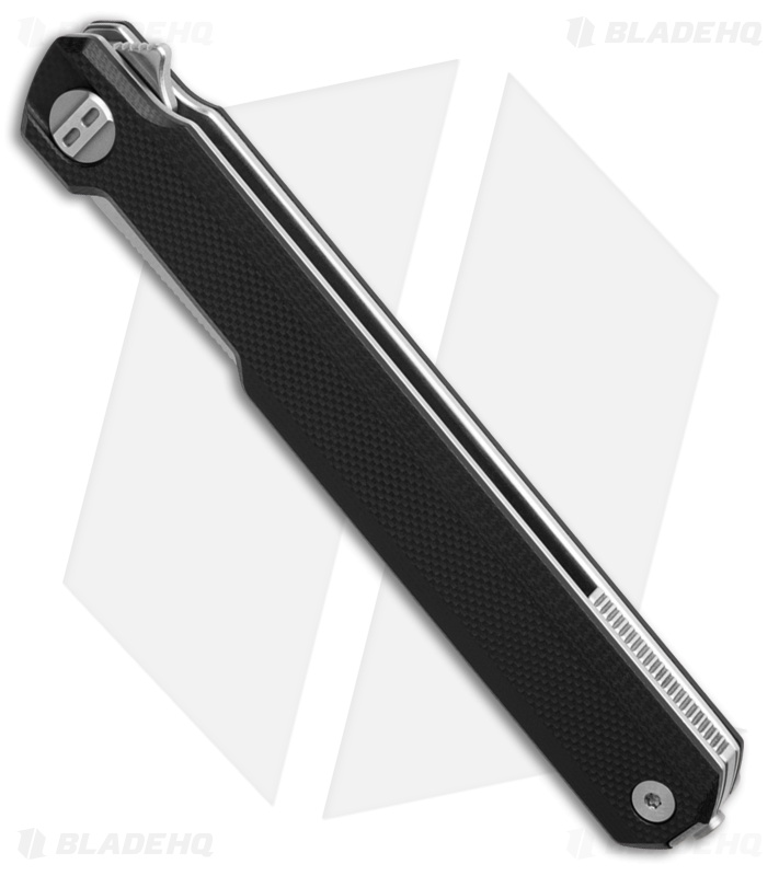 Bestech Knives Duoz Liner Lock Knife Black G-10 (3.3" Satin)