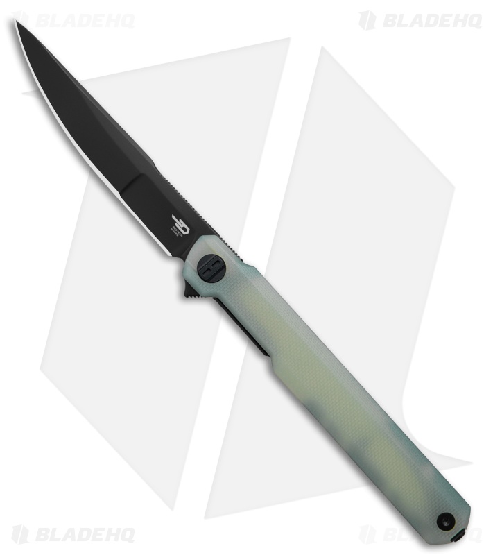 Bestech Knives Duoz Knife Jade G-10 Black PVD