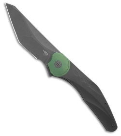 Bestech Knives Excentric Frame Lock Knife Dark BB + SW Ti (3.9" Dark BB/SW)