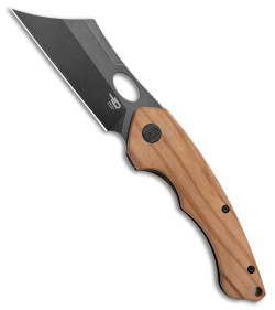 Bestech Knives Skirmish Liner Lock Knife Olivewood (3.25" Black SW 154CM)