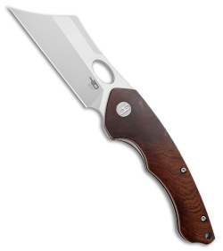 Bestech Knives Skirmish Liner Lock Knife Ironwood (3.25" Satin 154CM)BL06A