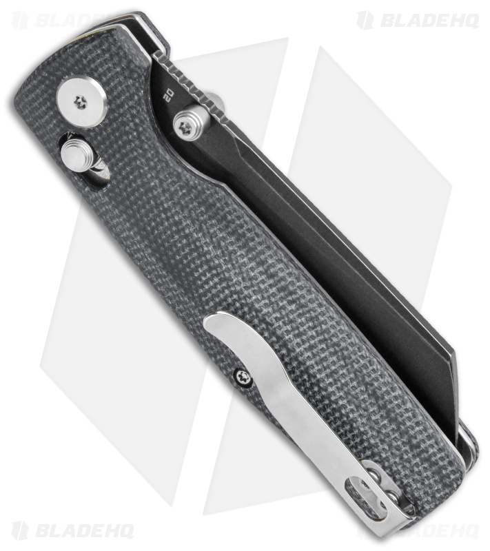 Bestech Knives Slasher Bar Lock Knife Black Micarta (3" Black D2) BG43A-2