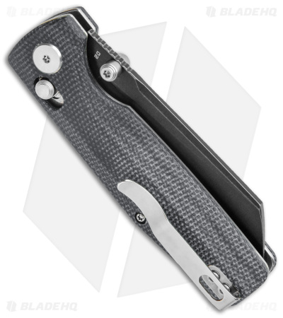 Bestech Knives Slasher Bar Lock Knife Black Micarta (3" Black D2) BG43A-2