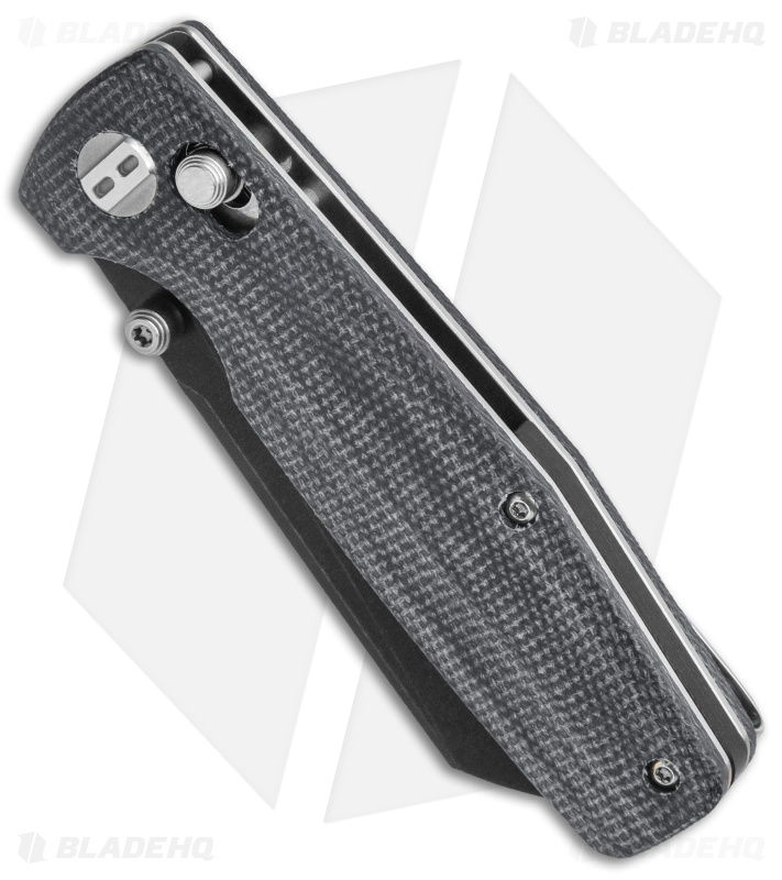 Bestech Knives Slasher Bar Lock Knife Black Micarta (3" Black D2) BG43A-2