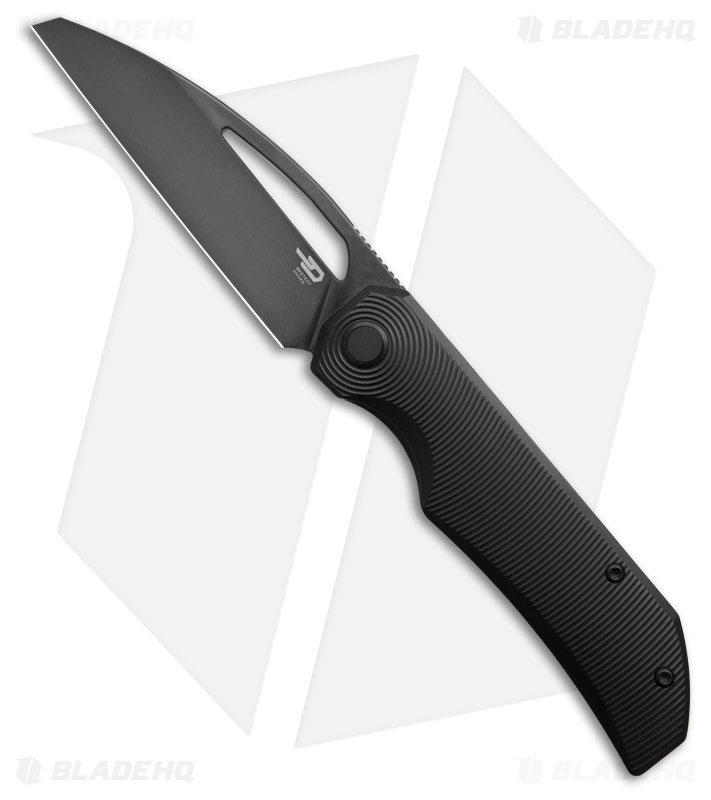 Bestech Knives TAIPAN Frame Lock Knife Black PVD Titanium (3.7" DLC) BT2503E