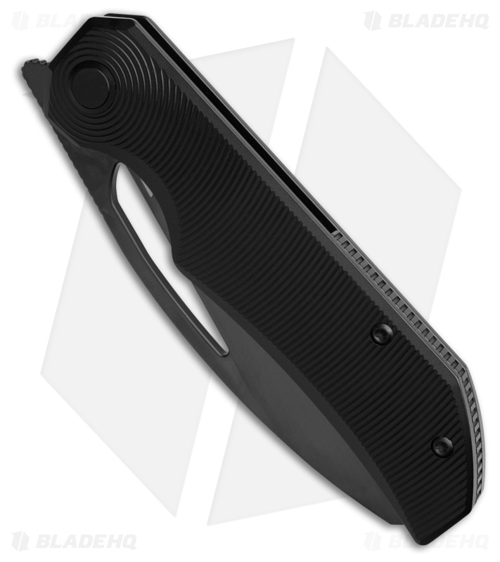 Bestech Knives TAIPAN Frame Lock Knife Black PVD Titanium (3.7" DLC) BT2503E