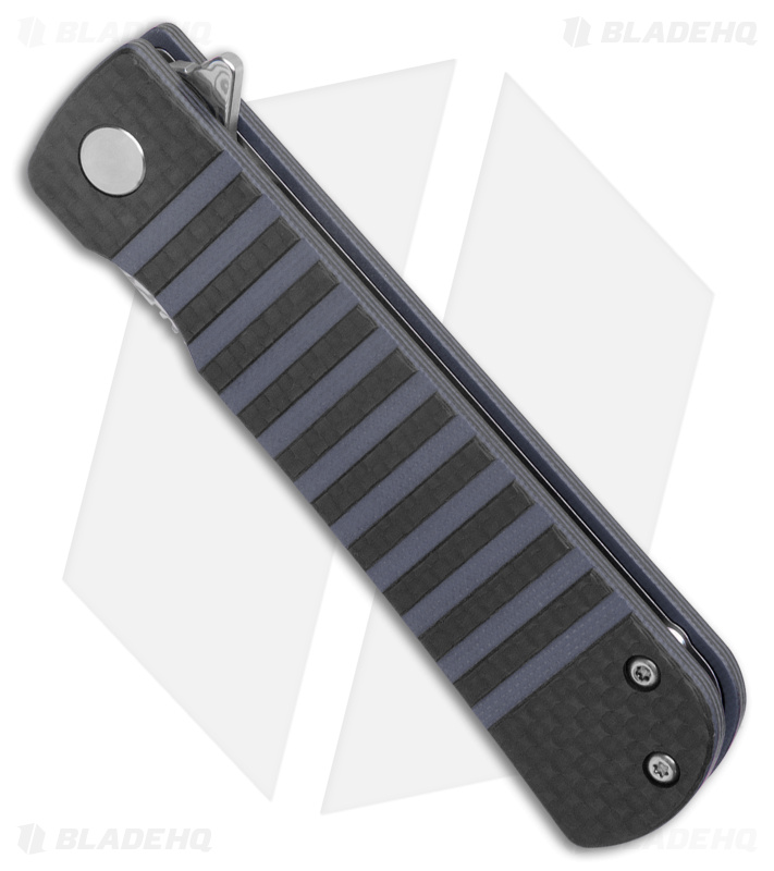 Bestech Knives Titan Liner Lock Knife Blue/G-10 CF (3" Damascus) BL05A