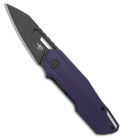 Bestech Knives Toddler Liner Lock Knife Purple G-10 (3" Black SW) BG64D