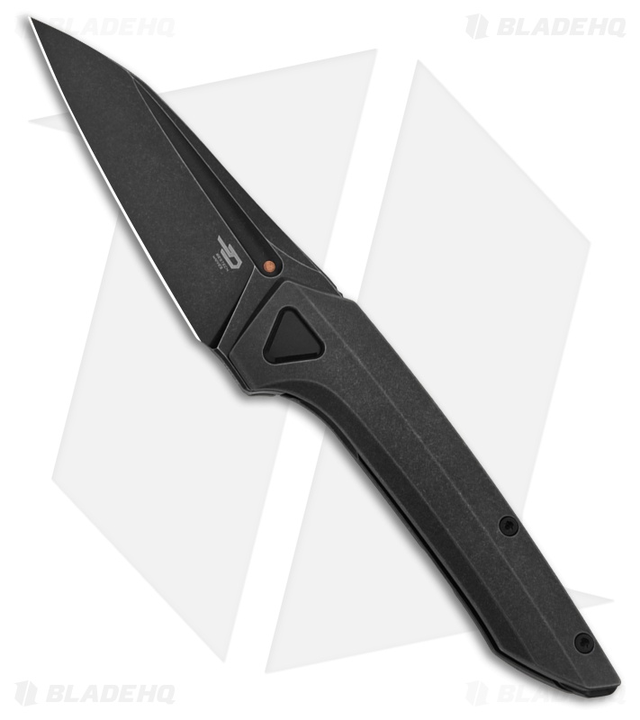 Bestech Knives VK-NAVI Frame Lock Knife Black Titanium (3.3" Black SW)