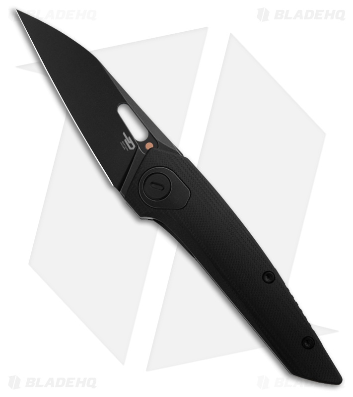Bestech Knives VK-VOID MagnaCut Liner Lock Knife Black G-10 (2.9" Black SW)