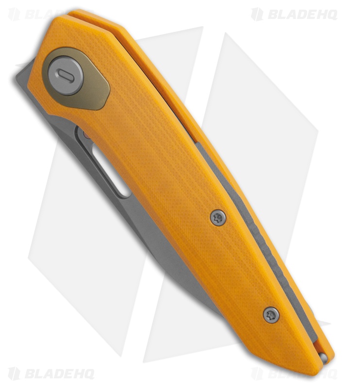 Bestech Knives VK-VOID Knife Yellow G-10 MagnaCut BB