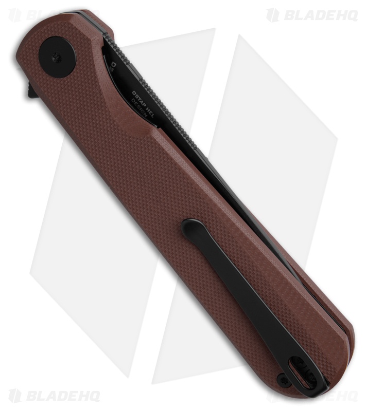 Bestechman Flick Liner Lock Knife Bronze G-10 (3.5" Black) 