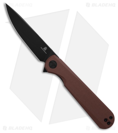 Bestechman Flick Liner Lock Knife Bronze G-10 (3.5" Black) 