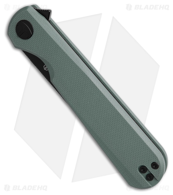 Bestechman Flick Liner Lock Knife Gray G-10 (3.5" Black) 